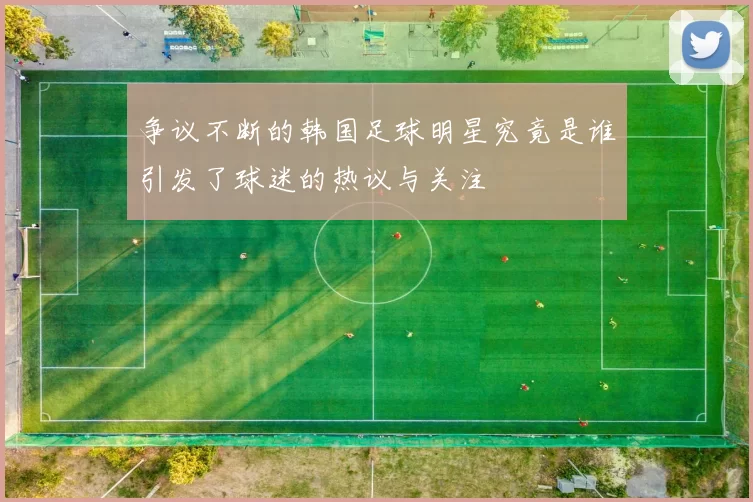 争议不断的韩国足球明星究竟是谁引发了球迷的热议与关注