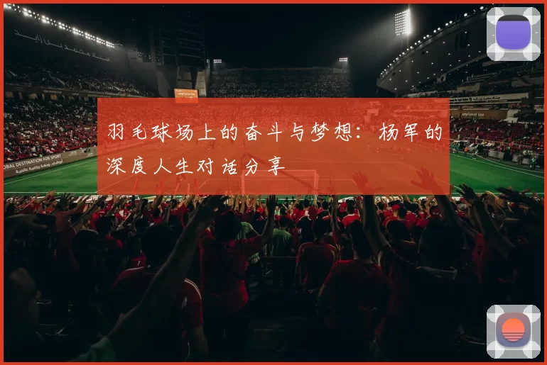 羽毛球场上的奋斗与梦想：杨军的深度人生对话分享